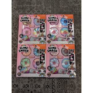 Poopsie Slime Smash Dunkn Deuce Slime Donuts With Filling ALL 4 SETS